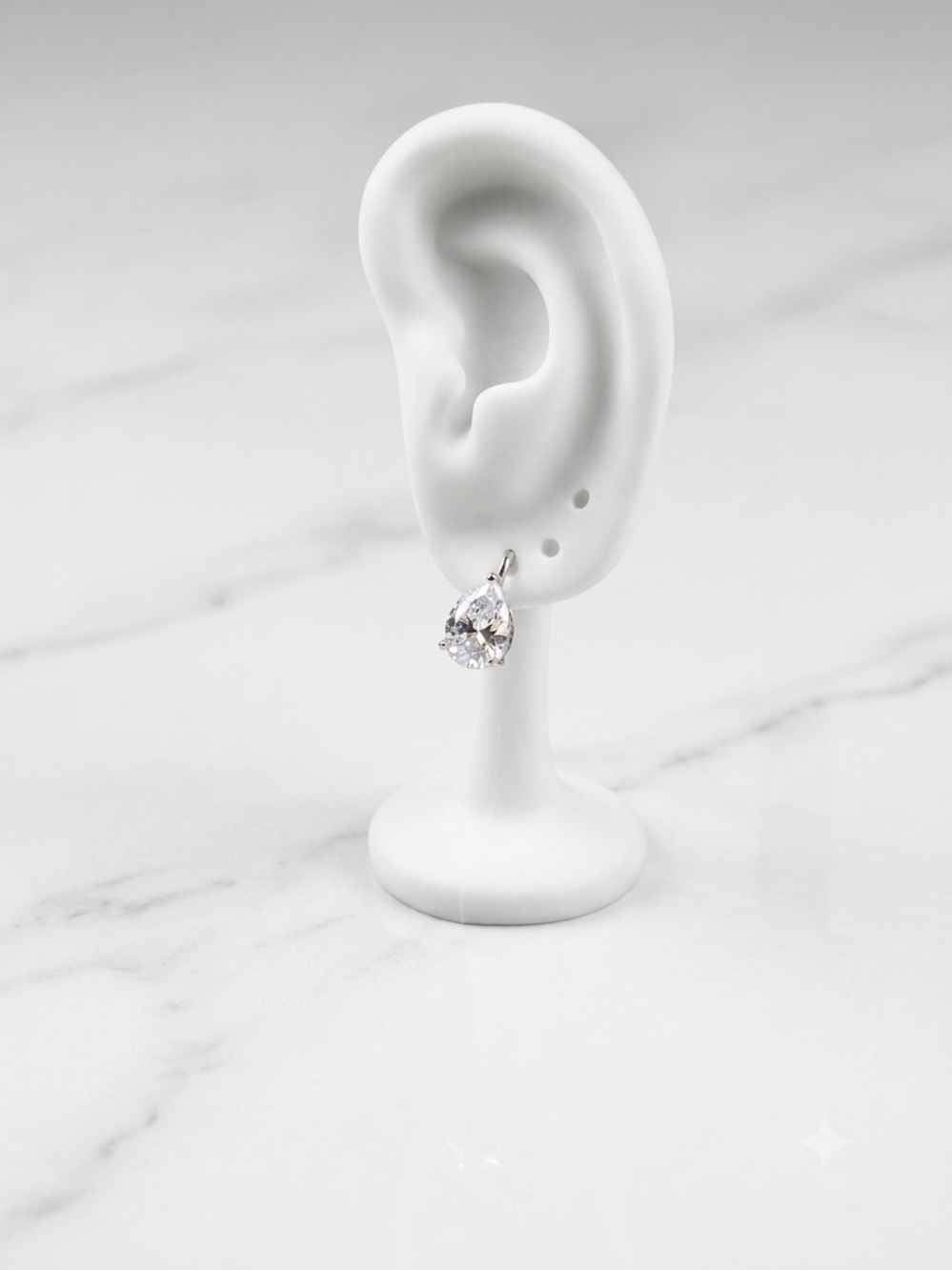 Classic Pear Cut CZ Drop Earrings‼️